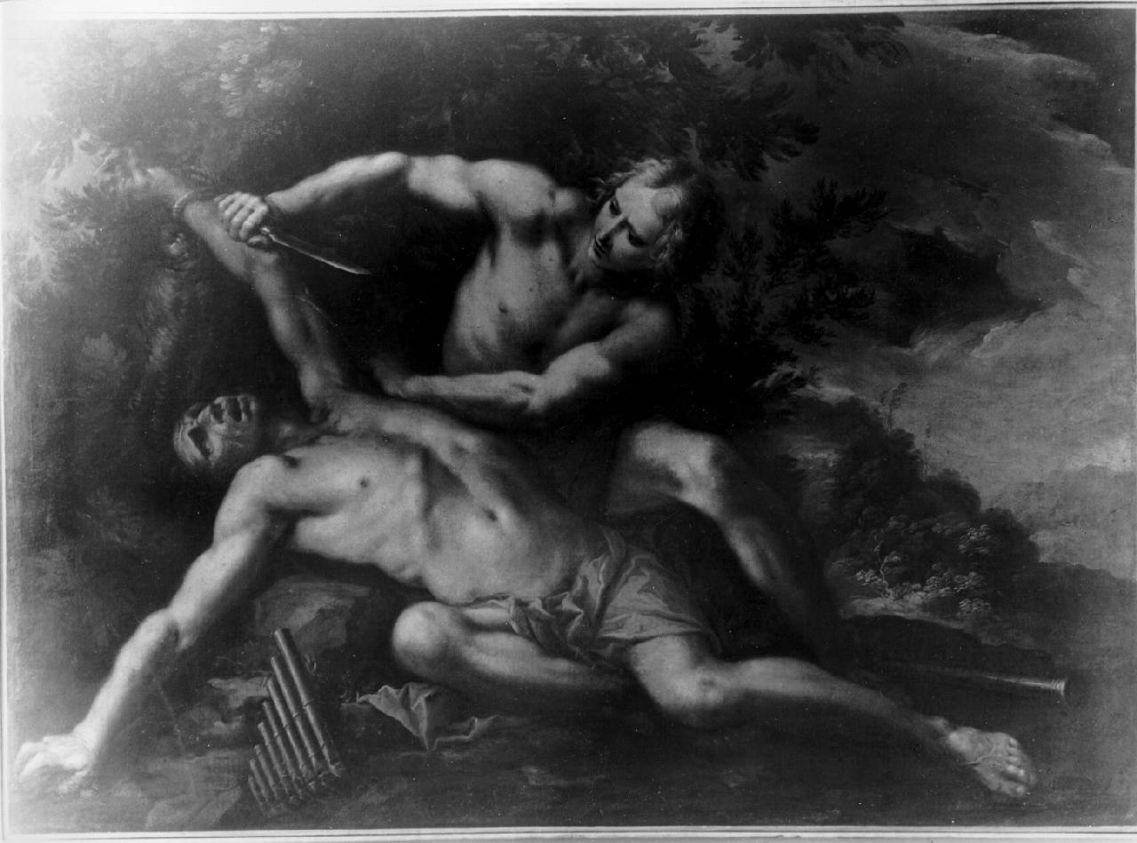 Apollo e Marsia, Apollo e Marsia (dipinto) di Danedi Giovanni Stefano detto Montalto - ambito lombardo (terzo quarto sec. XVII)