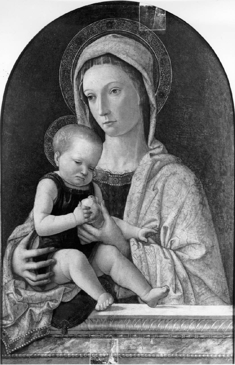 Madonna col Bambino, Madonna con Bambino (dipinto) di Bellini Giovanni detto Giambellino - ambito veneto (terzo quarto sec. XV)