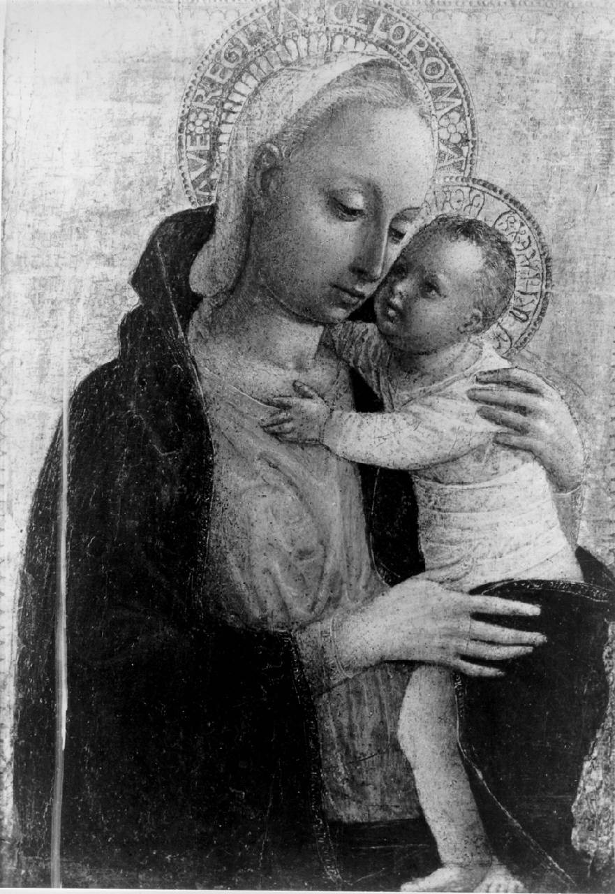 Madonna col Bambino, Madonna con Bambino (dipinto) di Foppa Vincenzo (?) - ambito bresciano (terzo quarto sec. XV)