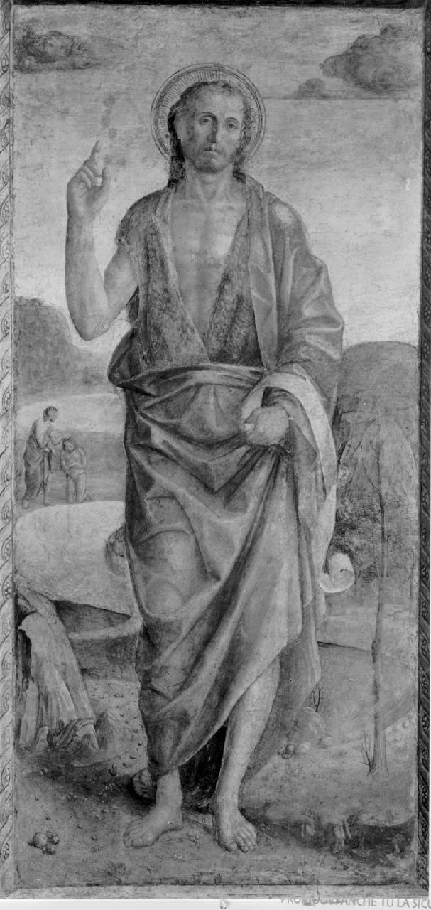 San Giovanni Battista, San Giovanni Battista (dipinto) di Foppa Vincenzo - ambito bresciano (ultimo quarto sec. XV)