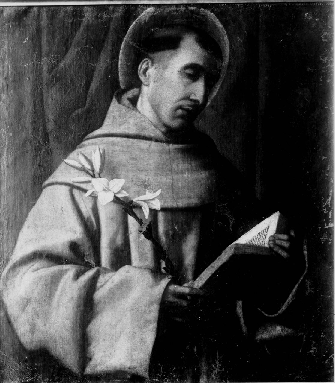 Sant'Antonio da Padova, Sant'Antonio da Padova (dipinto) di Bonvicino Alessandro detto Moretto - ambito bresciano (secondo quarto sec. XVI)