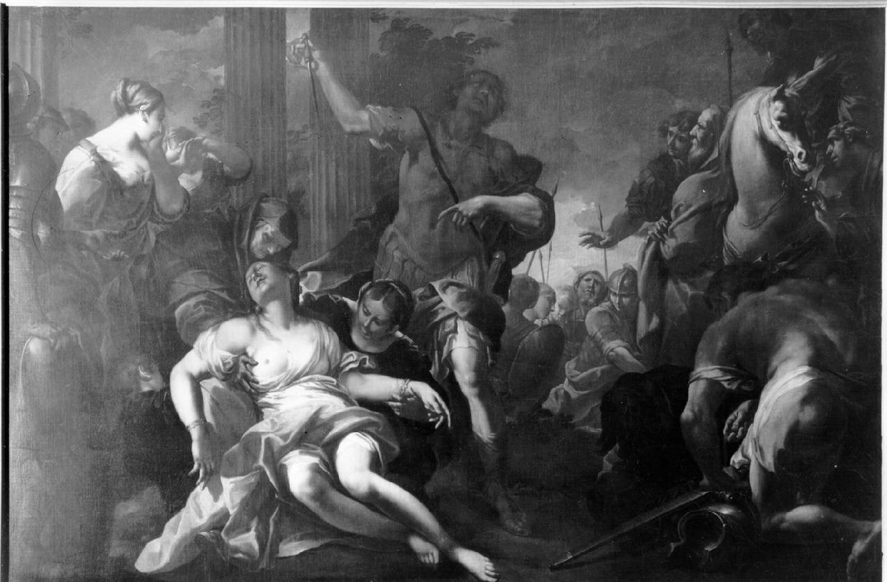 Virginia uccisa dal padre, Virginia uccisa dal padre (dipinto) di Abbiati Filippo - ambito milanese (seconda metà sec. XVII)