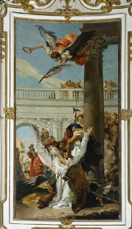 Martirio di san Giovanni vescovo di Bergamo (dipinto) di Tiepolo Giovan Battista (sec. XVIII)