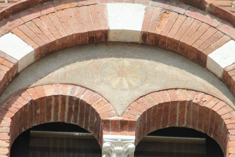 motivi decorativi geometrici e vegetali (decorazione pittorica) di Tagliaferri, Giovanni (primo quarto sec. XX)
