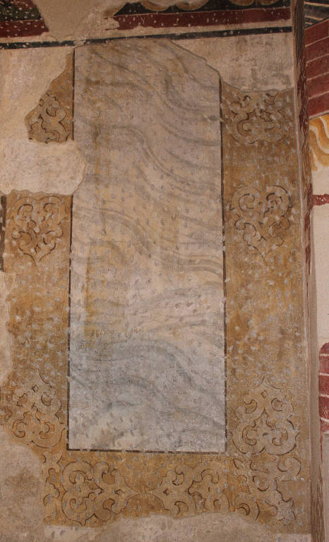 motivi decorativi a finti marmi venati (dipinto) - ambito bresciano (sec. XVII)