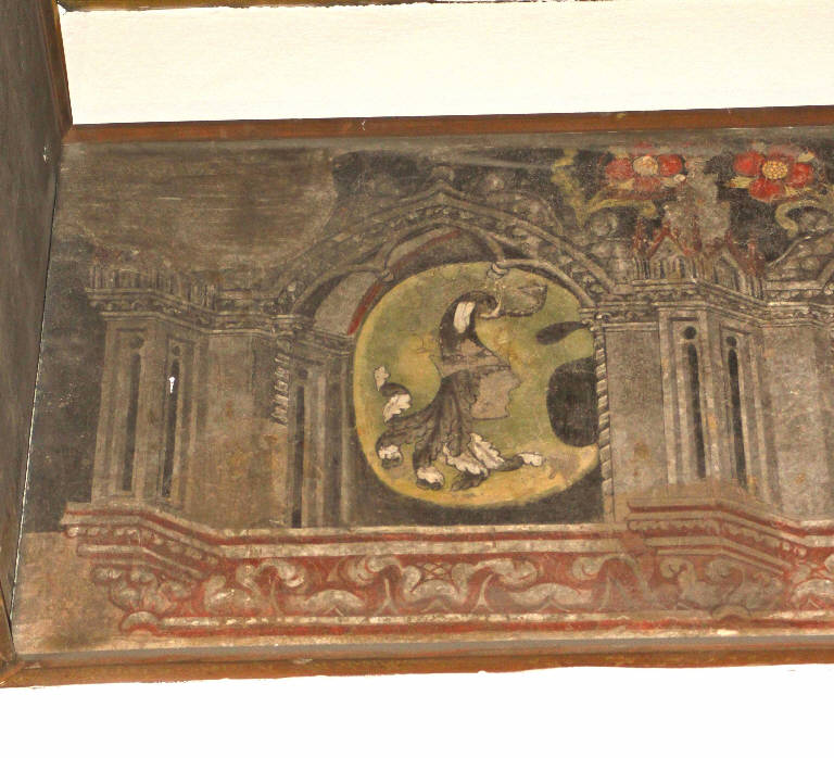 stemma gentilizio (decorazione pittorica) di Gentile da Fabriano (bottega) (sec. XV)