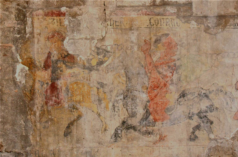 cavalieri (dipinto) - ambito bresciano (sec. XIII)