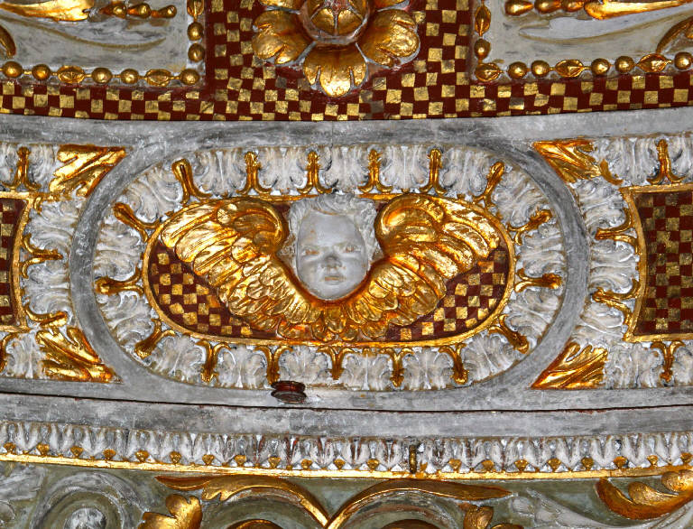 Cherubino (decorazione plastica) di Colomba, Andrea (sec. XVI)