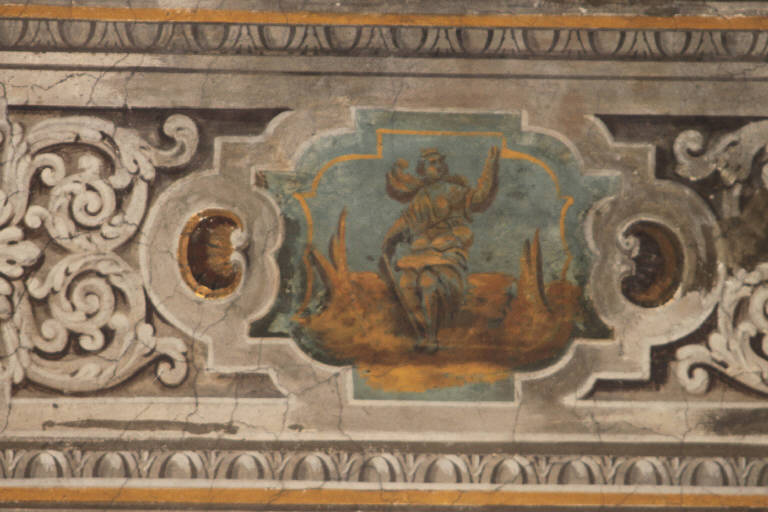 Figura allegorica femminile (dipinto) di Rossi, Girolamo - ambito lombardo (fine sec. XVI)