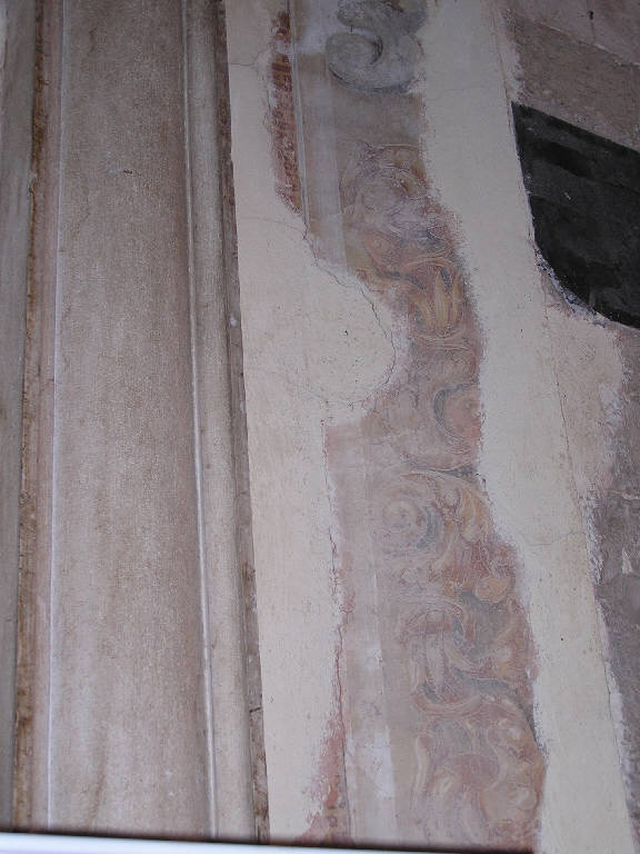 Motivi decorativi a girali vegetali (dipinto) di Sandrini, Tommaso (fine/inizio sec. XVI)