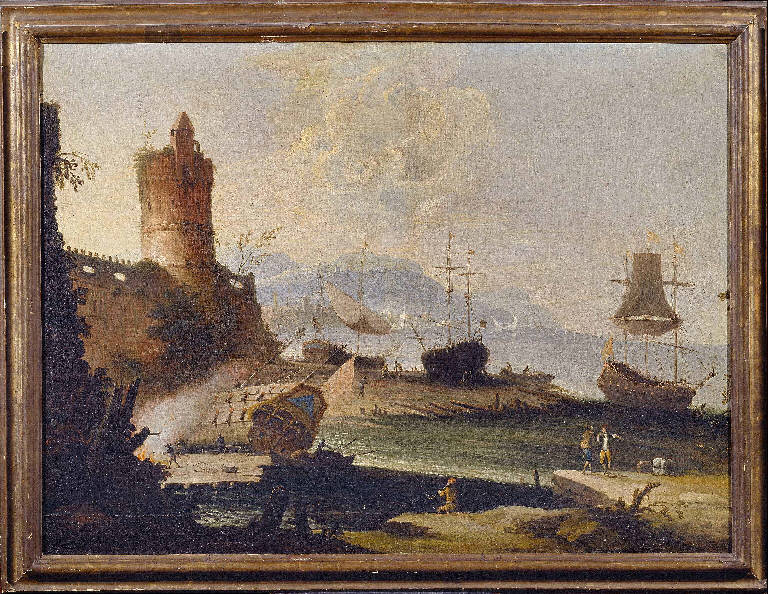 Paesaggio marino (dipinto) di Torresani, Andrea (secondo quarto sec. XVIII)