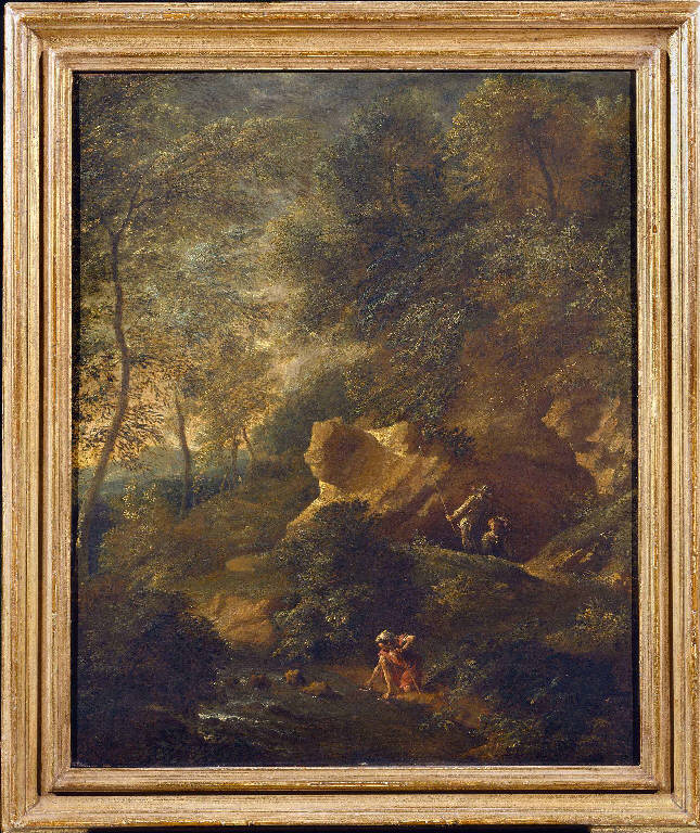 Figure in un bosco (dipinto) di Rosa, Salvator (metà sec. XVII)