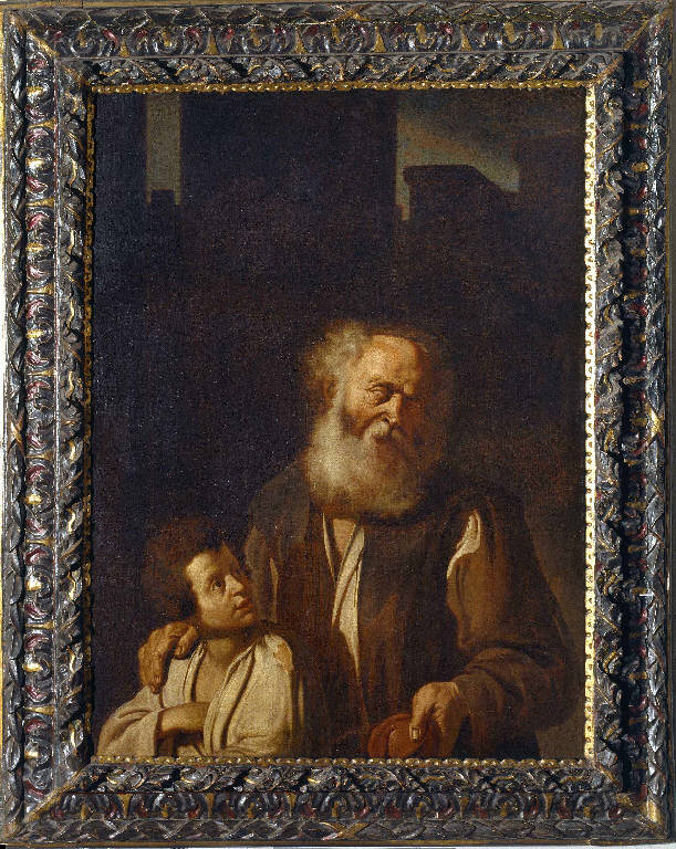 Vecchio cieco con un ragazzo (dipinto) di Bellotti, Pietro (bottega) - ambito lombardo-veneto (seconda metà sec. XVII)