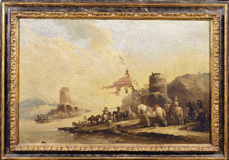 Il Traghetto (dipinto) di Marini, Antonio Maria (primo quarto||ultimo quarto sec. XVIII||sec. XVII)