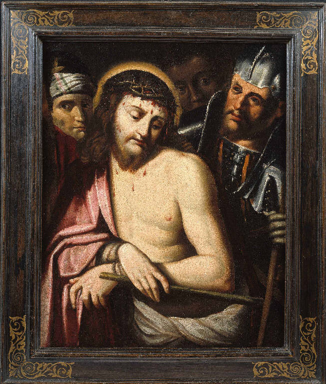 Ecce homo (dipinto) di Salloni o Saloni, Agostino (attribuzione) - Ambito lombardo (Attribuz. aggiornamento 2013) (ultimo quarto sec. XVII)