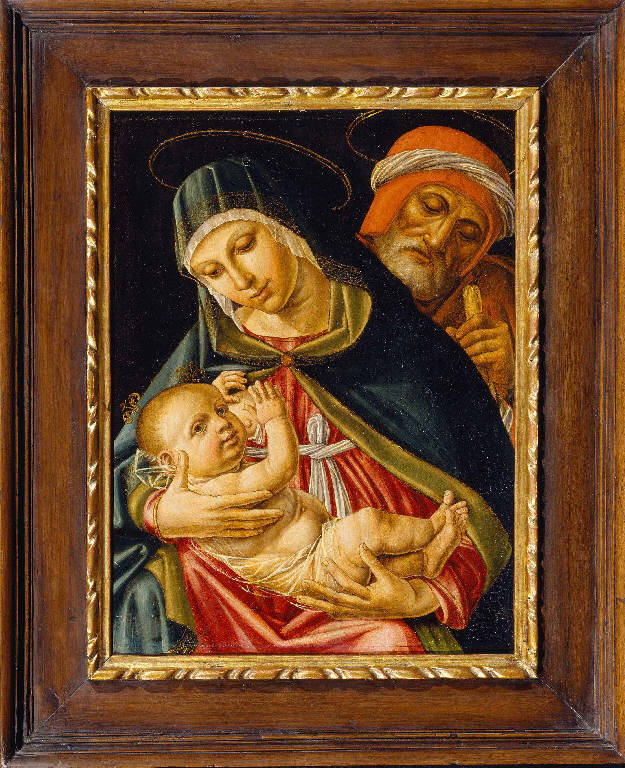 Sacra Famiglia (dipinto) di Fra Gerolamo da Brescia (fine/inizio||fine secc. XV/ XVI||sec. XV)