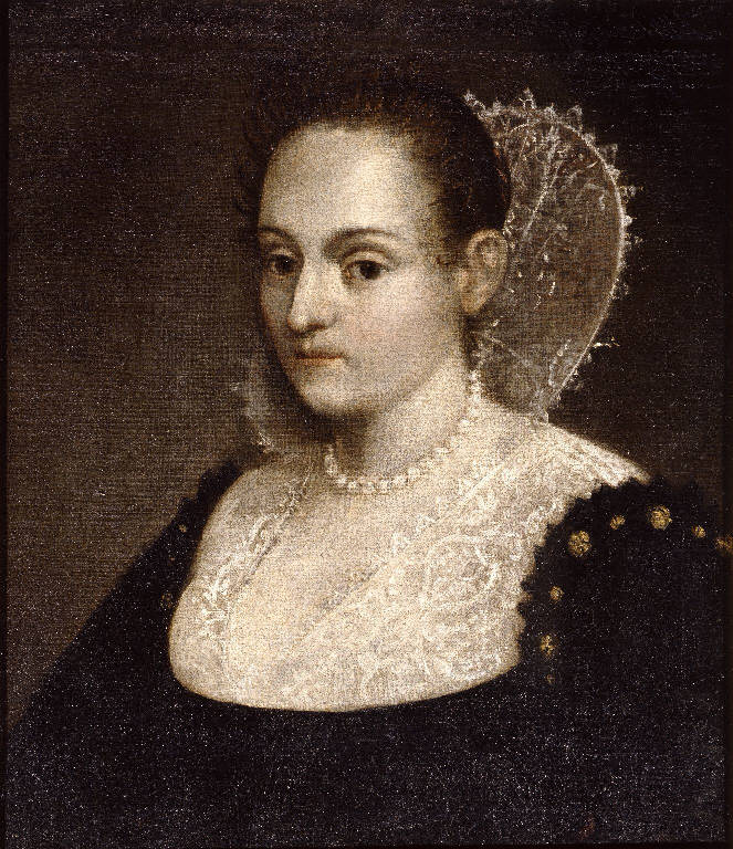 Ritratto di donna (dipinto) - ambito veneto (sec. XVI)