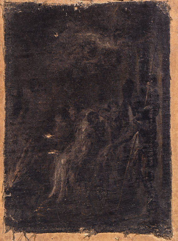 Deposizione di Cristo nel sepolcro (dipinto) - ambito lombardo (sec. XVIII)