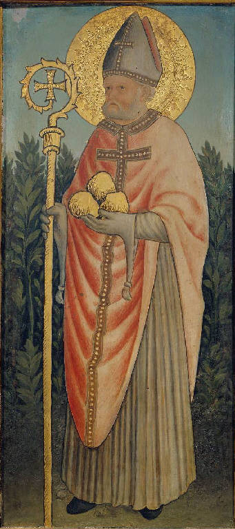 San Nicola di Bari (dipinto) - ambito bergamasco (sec. XV)
