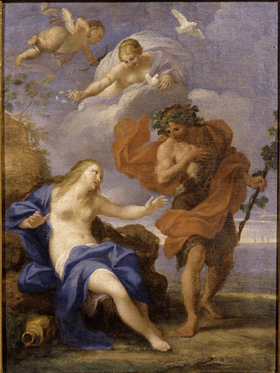 Bacco e Arianna (dipinto) - ambito romano (sec. XVII)