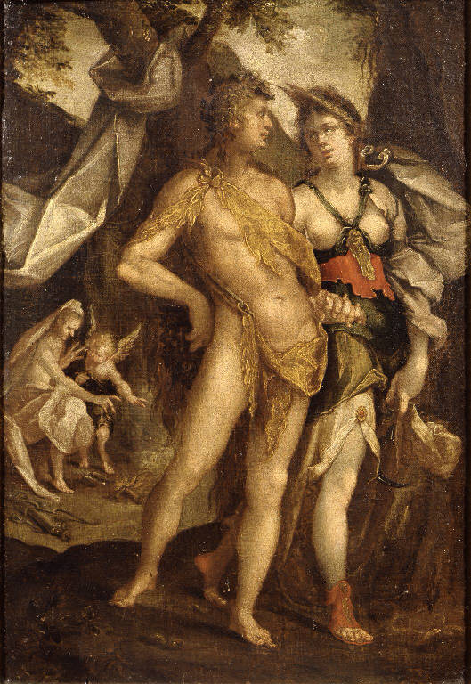 Bacco e Cerere (dipinto) - ambito fiammingo (sec. XVI)
