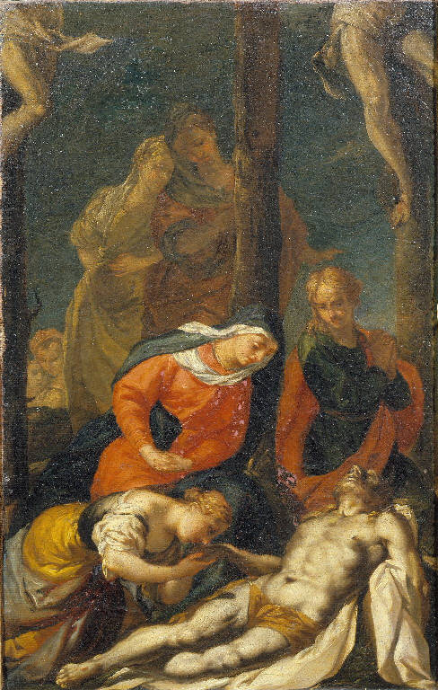 Compianto sul Cristo morto (dipinto) - ambito veronese (primo quarto sec. XVII)