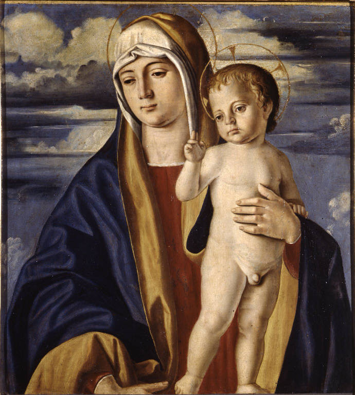 Madonna con Bambino (dipinto) di Caselli Cristoforo detto Cristoforo de' Temperelli (fine sec. XV)