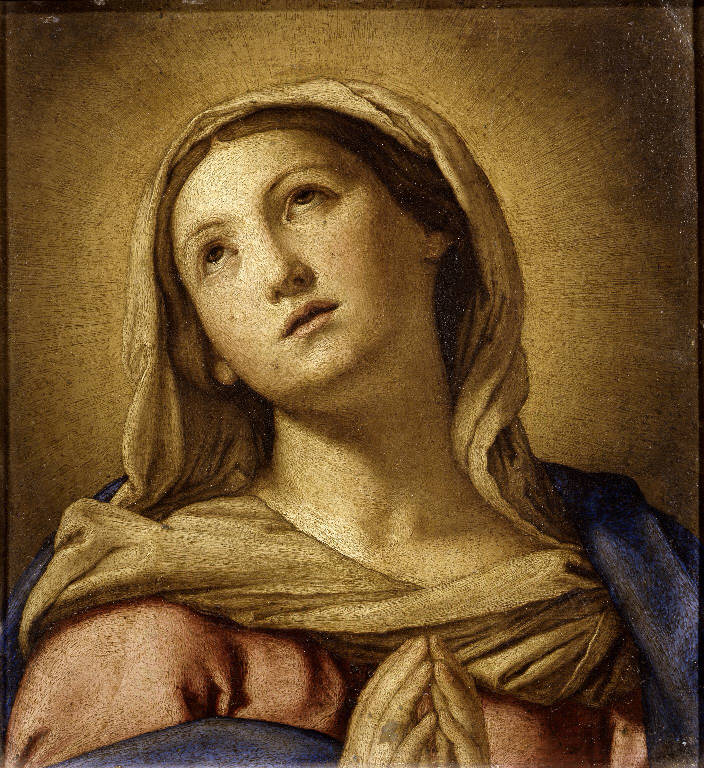 Madonna orante (dipinto) di Salvi Giovanni Battista detto Sassoferrato (bottega) (sec. XVII)