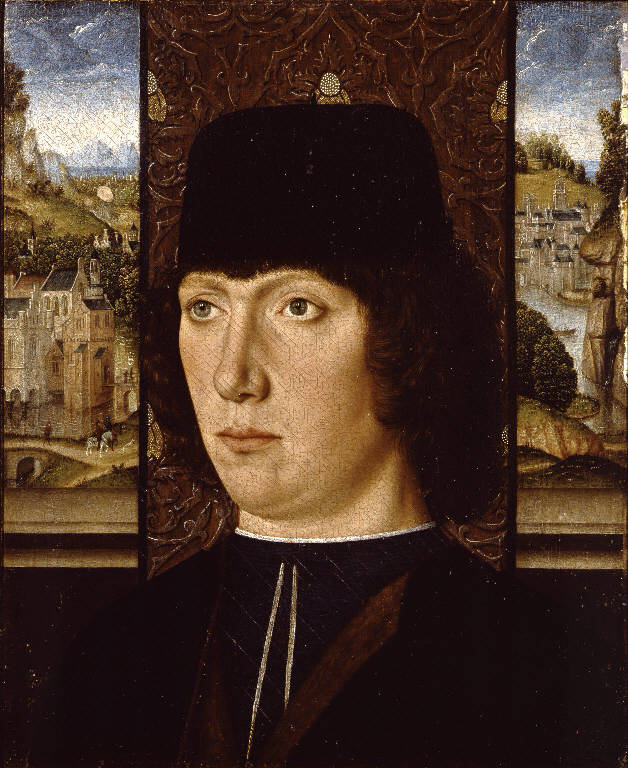 Ritratto d'uomo (dipinto) di Maestro della Leggenda di Sant'Orsola (sec. XVI)