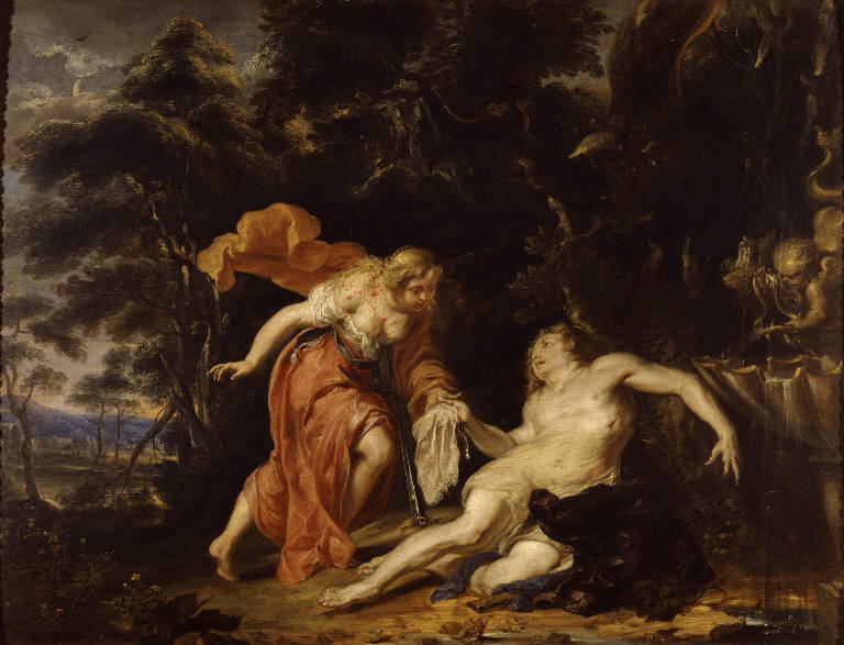 Piramo e Tisbe (dipinto) di Yperen, Thomas Jan van (sec. XVII)