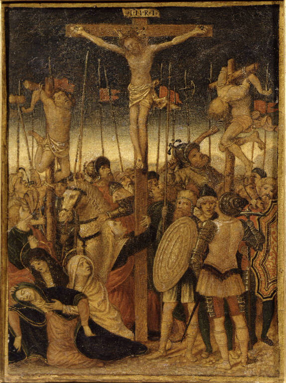 Crocifissione di Cristo (dipinto) - ambito piemontese (sec. XVI)