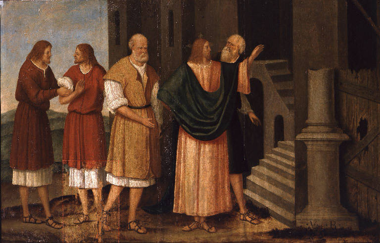 Cristo e gli apostoli (dipinto) - ambito padovano (inizio sec. XVI)