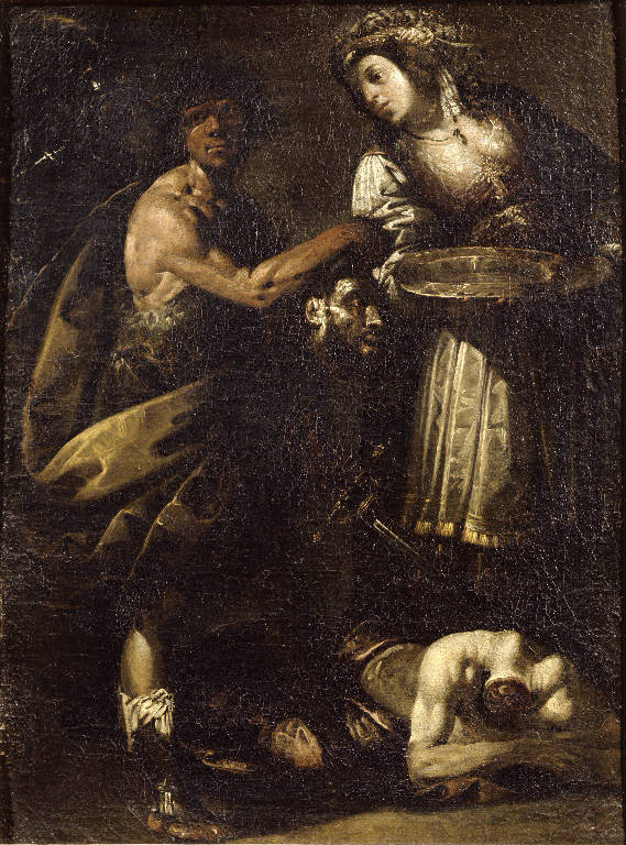 Salome con la testa di San Giovanni Battista sul piatto (dipinto) di Gherardini Melchiorre (sec. XVII)