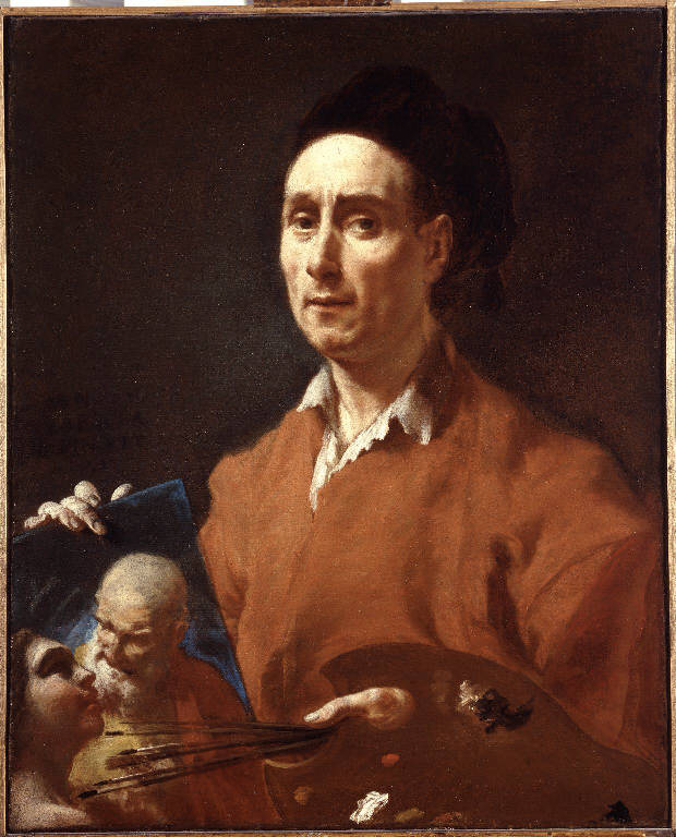 Autoritratto di Francesco Cappella (dipinto) di Cappella Francesco detto Daggiù (sec. XVIII)
