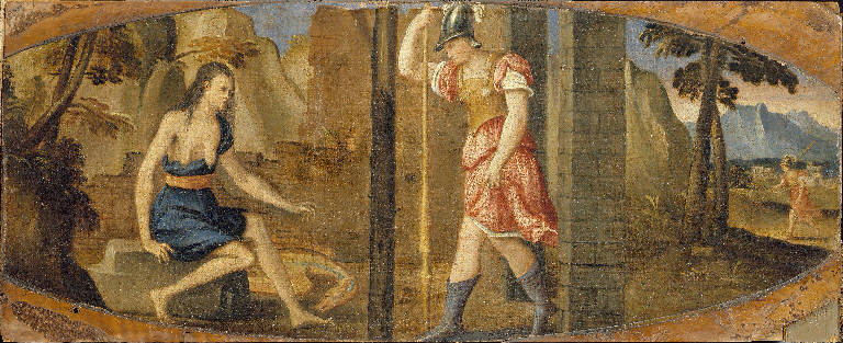 Perseo e Medusa (?) (dipinto) di Pitati Bonifacio de' detto Bonifacio Veronese (sec. XVI)