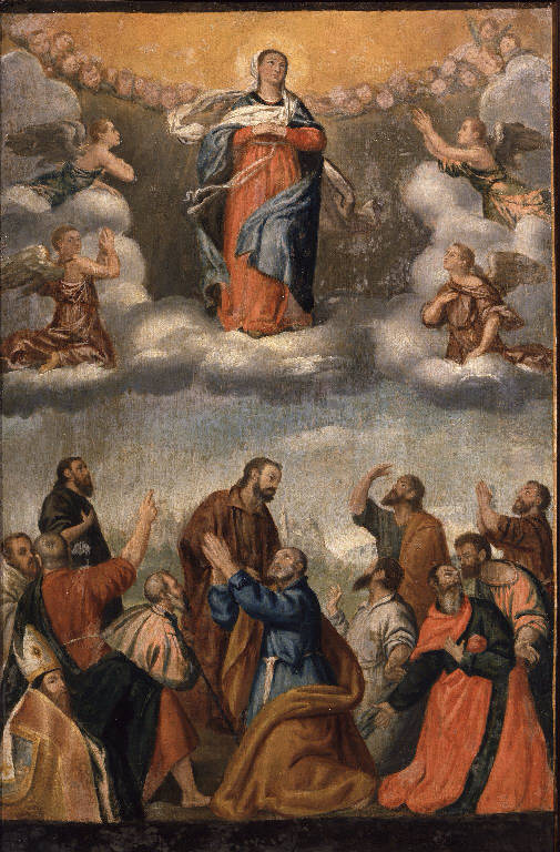 Assunzione della Madonna (dipinto) - ambito lombardo (sec. XVI)
