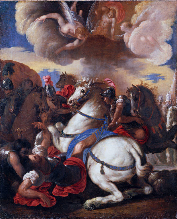Conversione di San Paolo (dipinto) di Maffei Francesco (bottega) (sec. XVII)