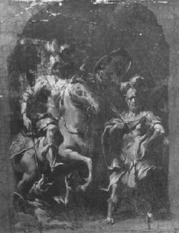 San Giorgio e un Santo guerriero (dipinto) - ambito bolognese (primo quarto sec. XVIII)