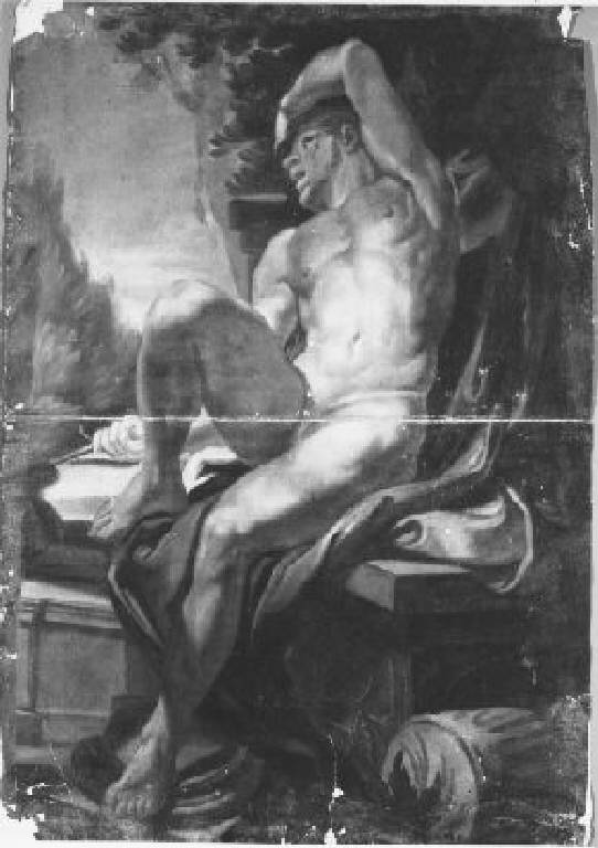 Aiace telamonio (dipinto) - ambito romano (seconda metà sec. XVIII)