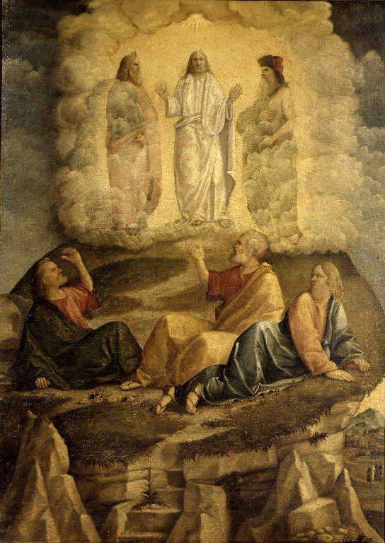 Trasfigurazione (dipinto) di Buonconsiglio Giovanni detto Marescalco (sec. XVI)