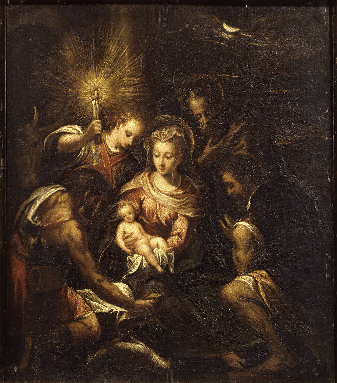 Adorazione dei pastori (dipinto) di Ricchi Pietro detto Lucchese (sec. XVII)