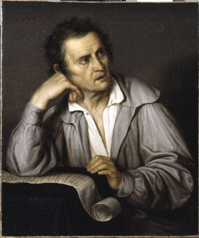 Filosofo (dipinto) di Pansera Amadio (sec. XIX)