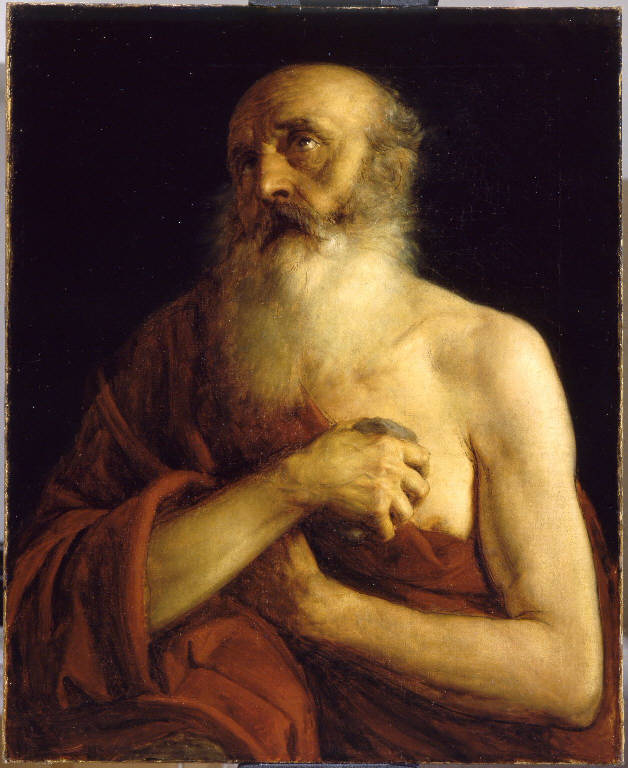 San Girolamo (dipinto) di Rillosi Isaia (sec. XIX)