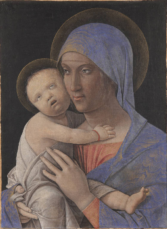 Madonna con Bambino (dipinto) di Mantegna Andrea (sec. XV)