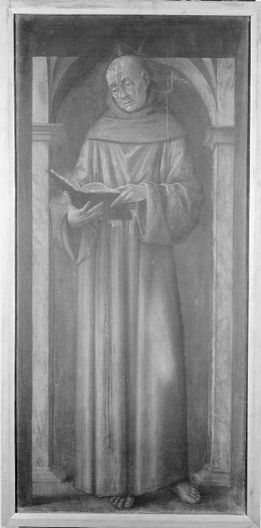 Santo francescano (dipinto) di Civerchio Vincenzo (sec. XVI)