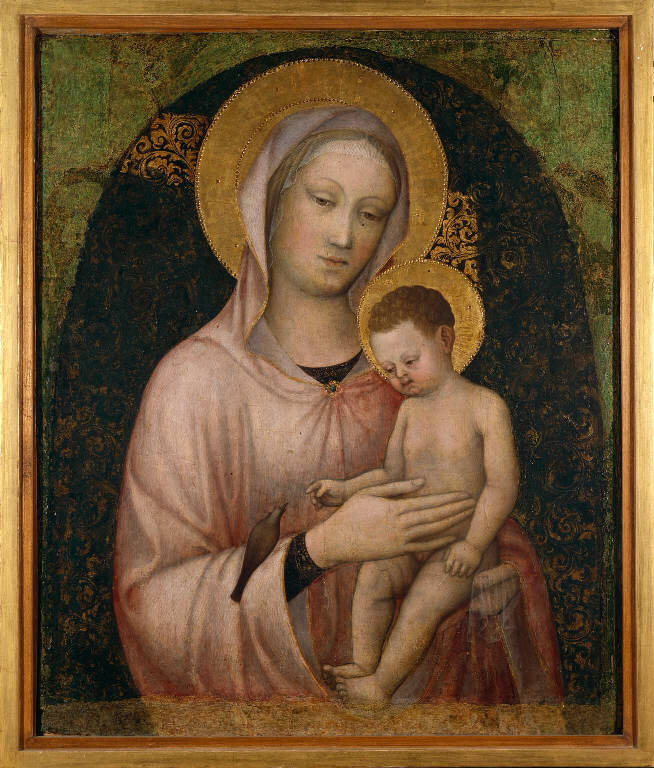 Madonna con Bambino (dipinto) di Bellini Jacopo (sec. XV)