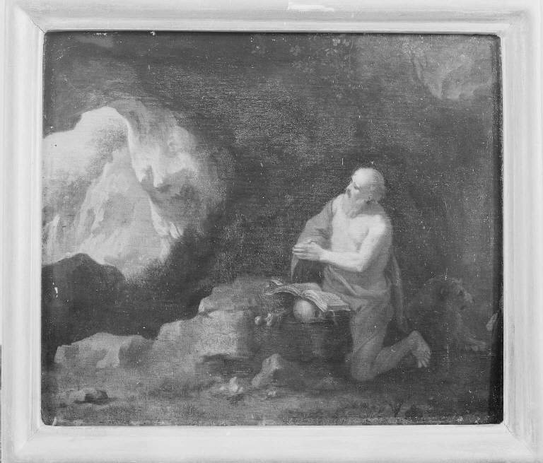 San Girolamo in preghiera nella grotta (dipinto) di Poelenburg Cornelis van (sec. XVII)