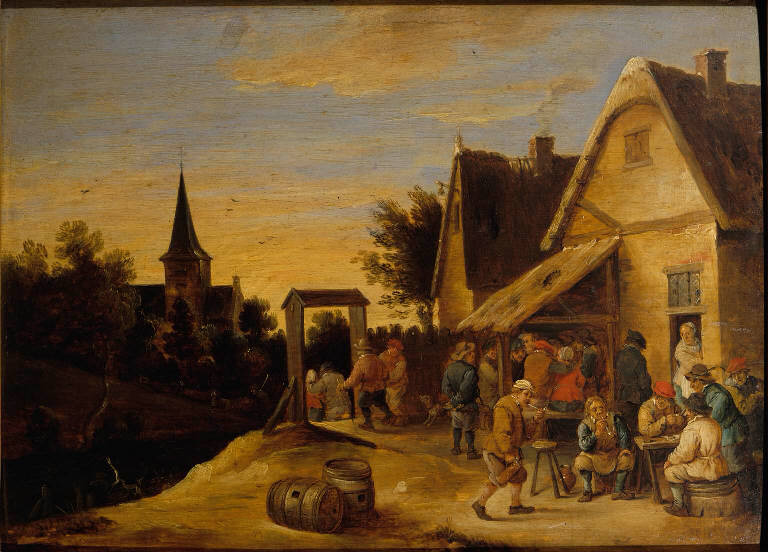 Festa campestre (dipinto) di Teniers David il Giovane (attribuito) (sec. XVII)