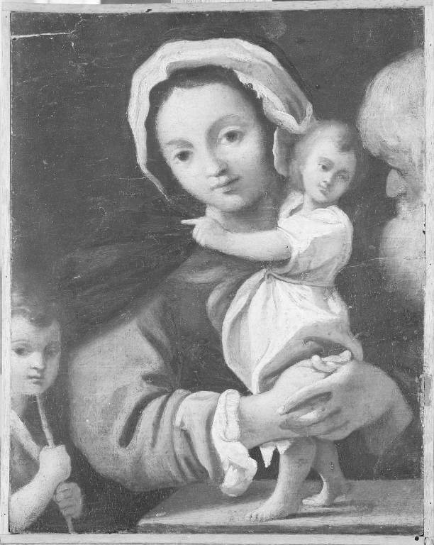 Sacra Famiglia con San Giovannino (dipinto) di Schedoni Bartolomeo (sec. XVII)