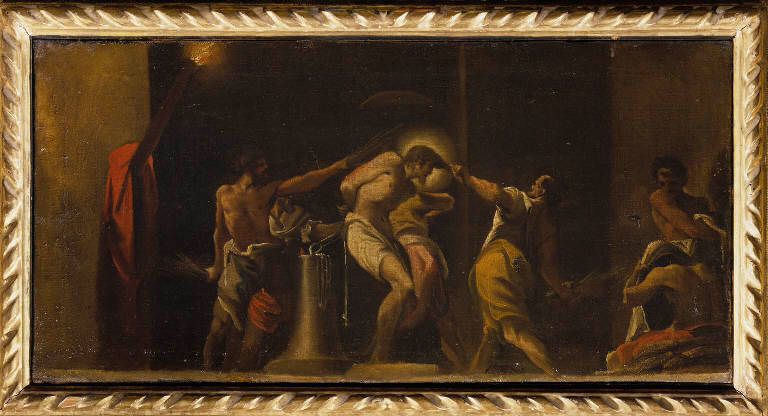 Flagellazione di Cristo (dipinto) di Carracci Ludovico (attribuito) (fine sec. XVI)